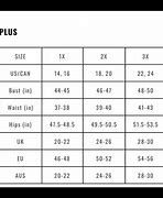 Image result for Fashion Nova Curve Size Chart