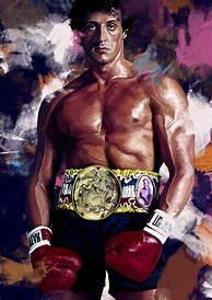 Image result for Rocky Balboa Painting