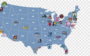 Image result for NBA Locations Map