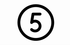 Image result for Circle Number 5