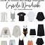 Image result for Edgy Capsule Wardrobe