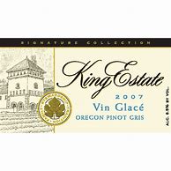 Image result for King Estate Riesling Vin Glace