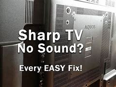 Image result for Fix Audio On Sharp TV