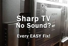 Image result for Sharp TV No Audio