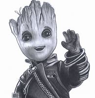 Image result for Marvel Baby Groot Drawing