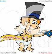 Image result for Baby New Year Clip Art