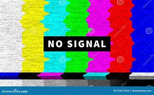 Image result for TV No Signal Screen