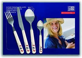 Image result for 24 Piece Cutlery Set