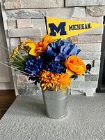 Image result for Michigan Wolverines Flowers Arrangements