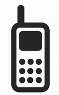 Image result for Free Cell Phone Clip Art Black and White