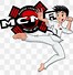 Image result for Karate Kick Clip Art Black and White