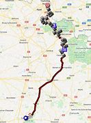 Image result for Paris-Roubaix Route Map