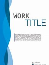 Image result for Presentation Cover Page Templates