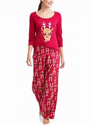 Image result for Reindeer Pajamas Hoodie Set