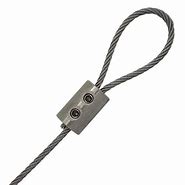 Image result for Stainless Steel Rope to Wood Clamps