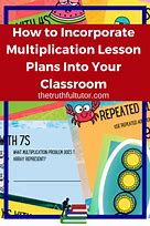 Image result for Multiplication Lesson Plan