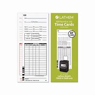 Image result for Lathem 7500E Time Cards