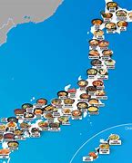 Image result for Culinary Map of Japan