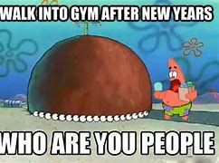Image result for New Year's Gym Meme