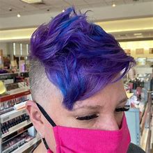 Image result for Short Purple Hair Color