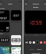 Image result for iPhone Clock Display