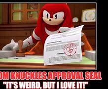 Image result for Sonic Boom Knuckles Meme