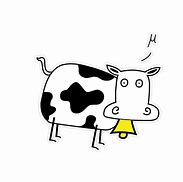 Image result for Cute Cow Stickers