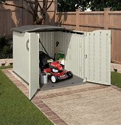 Image result for Outside Plastic Storage Shed