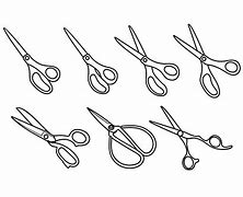 Image result for Scissors Outline SVG