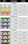 Image result for Karate Belt Progression