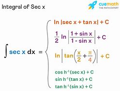Image result for Integral of SEC Squared X