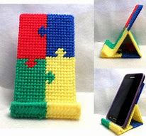 Image result for Plastic Canvas Cell Phone Holder
