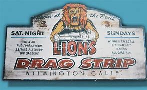 Image result for Lions Drag Strip Tag