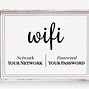 Image result for Wi-Fi Info Sign