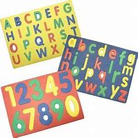 Image result for Alphabet and Numbers Foam Puzzle