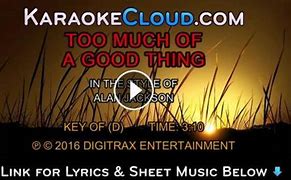 Image result for Redone Song Too Much of a Good Thing