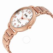 Image result for Rose Gold Coach Watch