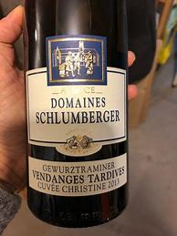 Image result for Schlumberger Gewurztraminer Vendanges Tardives Cuvee Christine