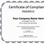Image result for CPD Compliance Certificate Template