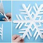 Image result for Make Paper Snow Flakes