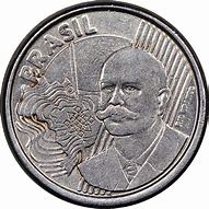 Image result for Brasil Coin 50 Centavos