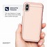 Image result for +Rose Gold iPhone X Wifh Clear Thin Case