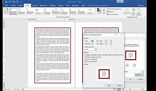 Image result for How to Make a Half Page Border in Word