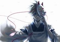 Image result for Anime Boy with Kitsune Mask