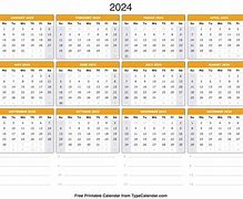 Image result for All Year Calendar 2024