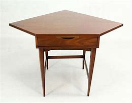 Image result for Dixie Brand Mid Century Corner Desk