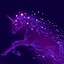 Image result for White Unicorn with Galaxy Hair