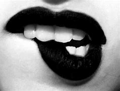 Image result for Black and White Lipstick