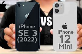 Image result for iPhone 12 Mini vs iPhone SE 2022