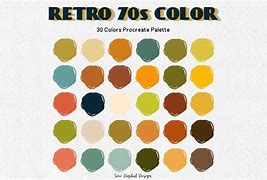 Image result for Retro 70s Colors